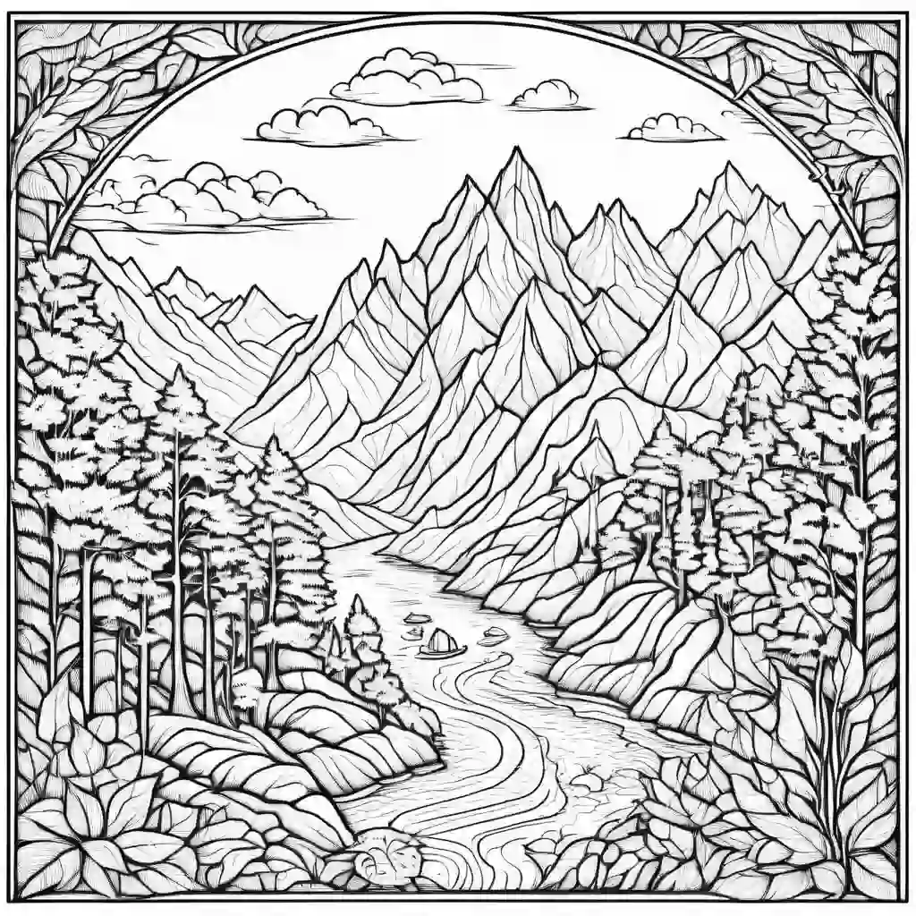 Cartographer coloring pages